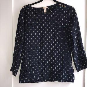 Sailboat Blouse from JCREW size 6